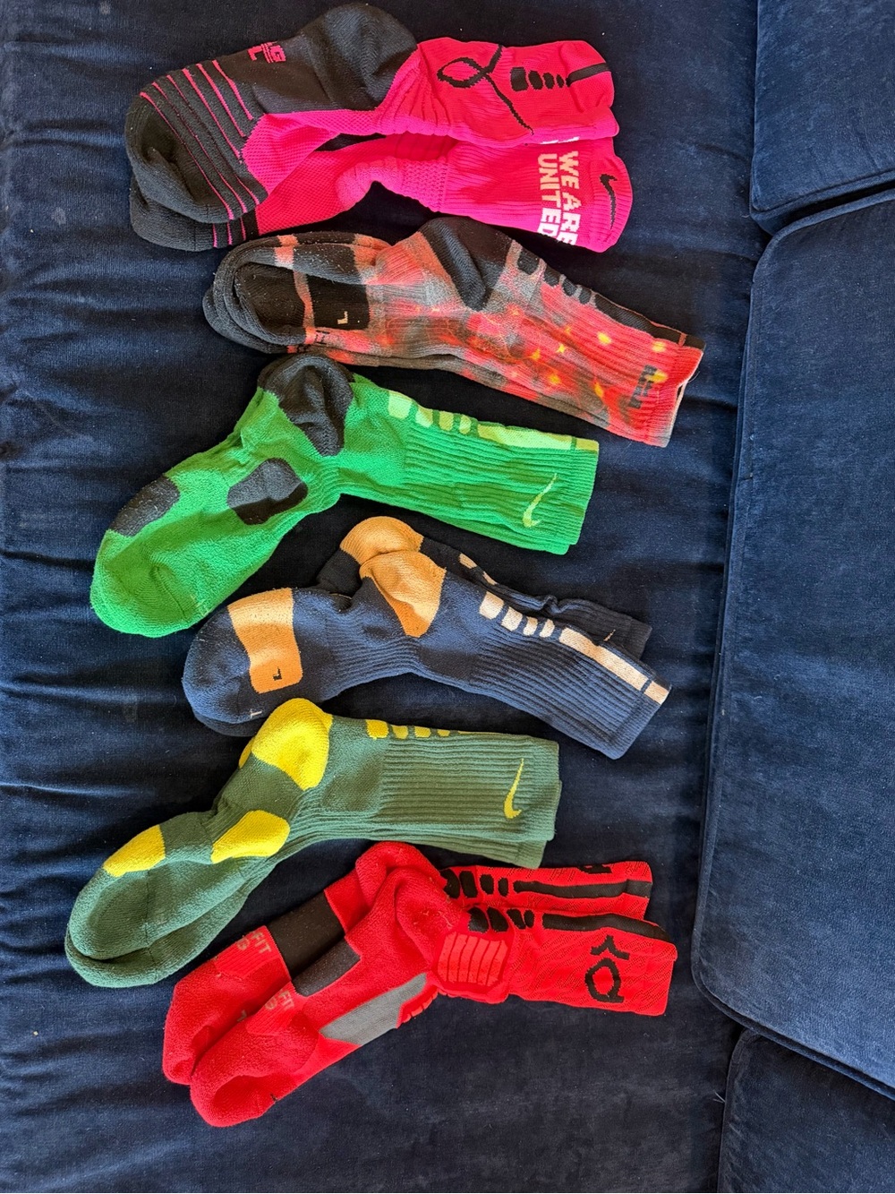 6 pairs Nike Elite Basketball Crew Socks
